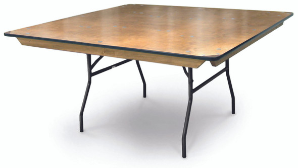 ProRent Plywood Square Folding Table-USA Made (MC-PR-SQUARE)