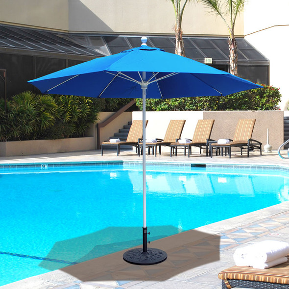 Galtech 9-ft. Aluminum Umbrella With Manual Lift, Model 735 (GA735)