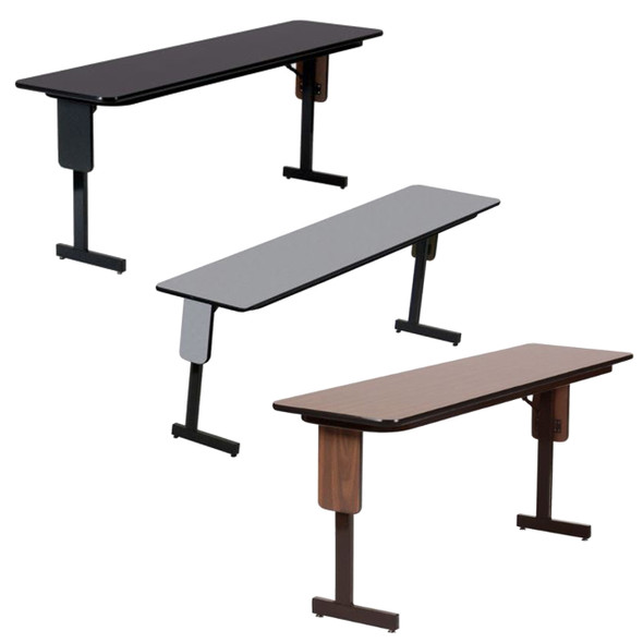 Correll Panel Leg High-Pressure Laminate Seminar Training Folding Table