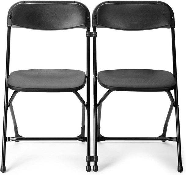 Black ganging clip on chairs