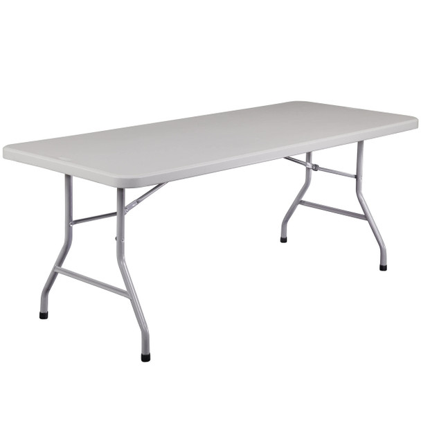 Body Builder 30"W x 60"L (5 ft) Plastic Folding Table By National Public Seating