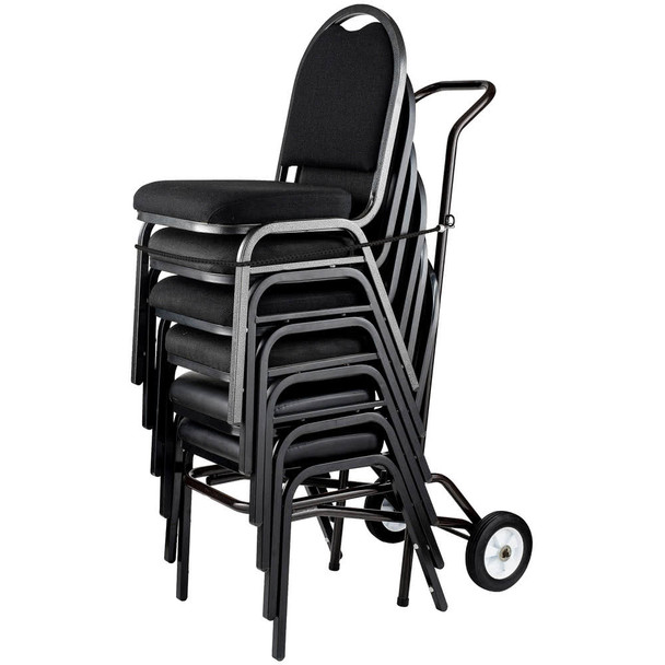 12-Capacity Banquet Stack Chair Dolly With Bungee Harness By National Public Seating