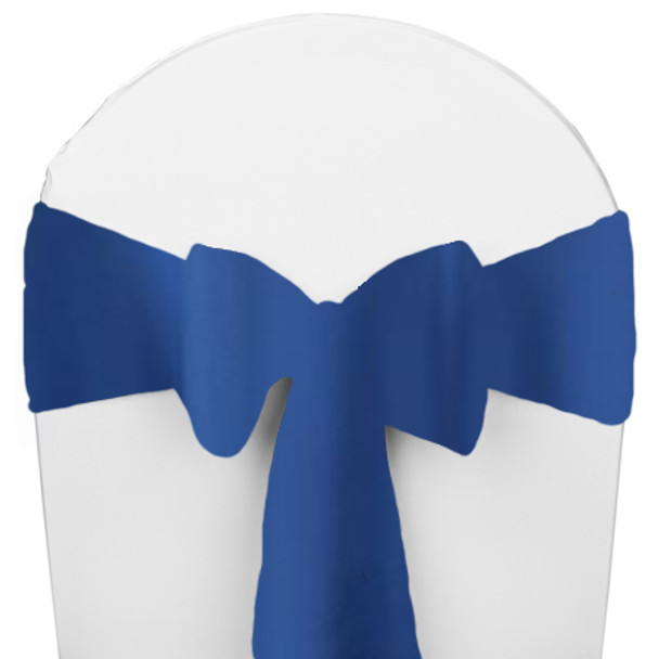 Solid Polyester Chair Sash-Royal