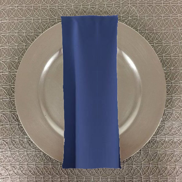 Dozen (12-pack) Spun Polyester Table Napkins-Cadet Blue