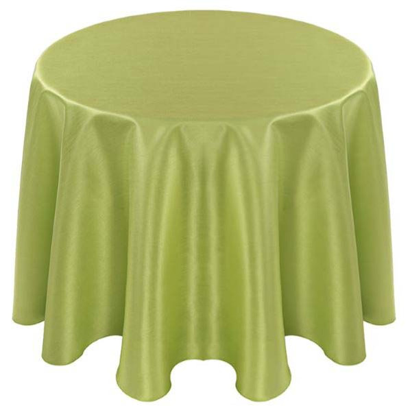 Faux Dupioni Polyester Based Tablecloth Linen-Apple