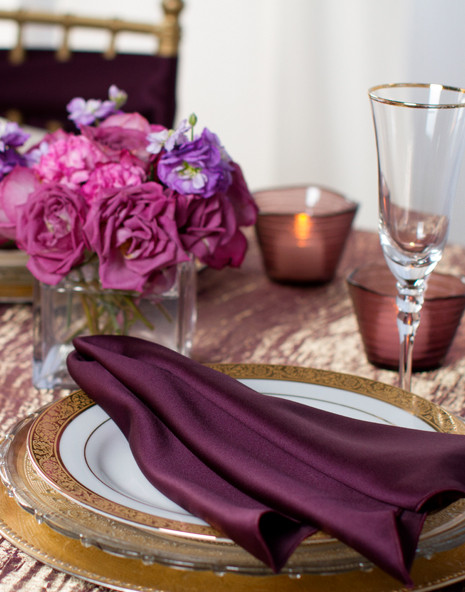 Shimmer Crush Fabric Tablecloth Linen