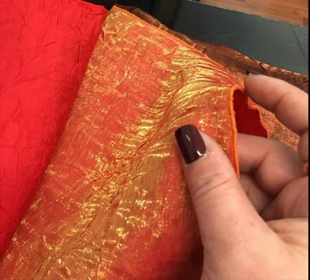 Shimmer Crush Fabric Tablecloth Linen