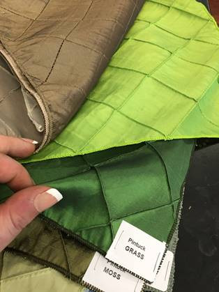 Pintuck Taffeta Tablecloth Linen