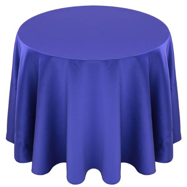 Matte Satin Tablecloth Linen-Purple