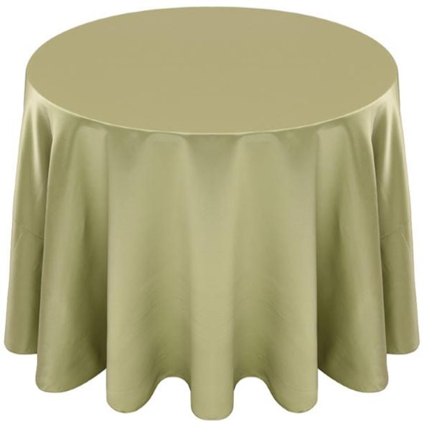Matte Satin Tablecloth Linen-Kiwi