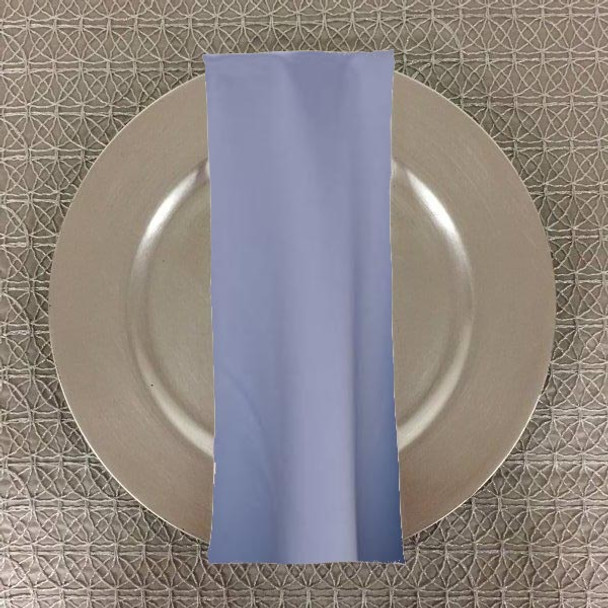 Dozen (12-pack) Matte Satin Table Napkins-Riviera Blue