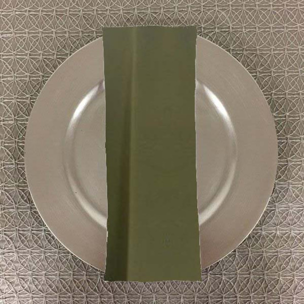 Dozen (12-pack) Panama Rustic Textured Table Napkins-Celery