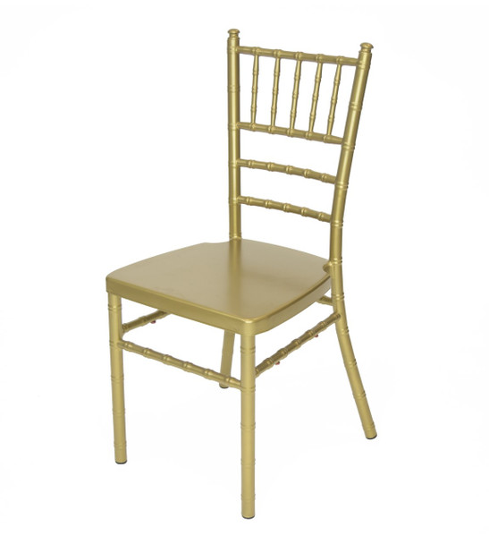 Classic Series Aluminum Chiavari Chair-Gold