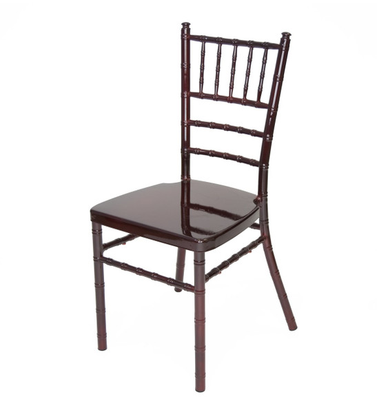 Classic Series Aluminum Chiavari Chair-Mahogany