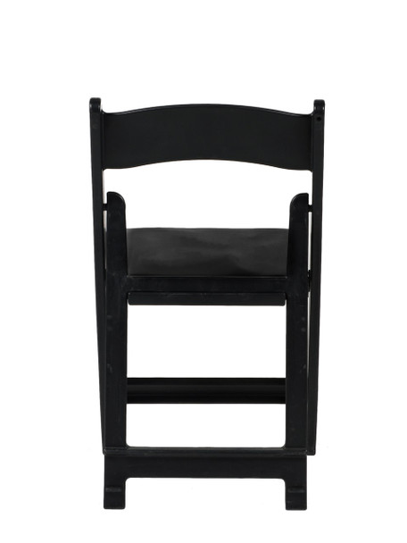 MAX Wedding and Event Resin Folding Chair-Black