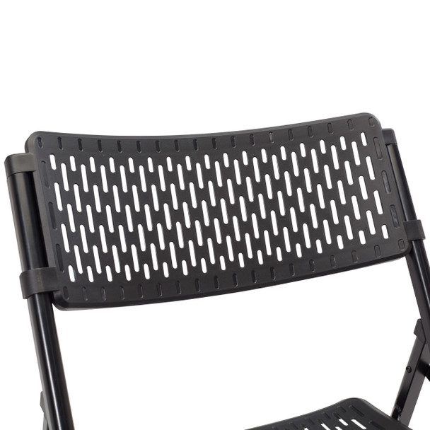 AirFlex Series 1000 lbs. Weight Capacity Premium Polypropylene Folding Chair By National Public Seating