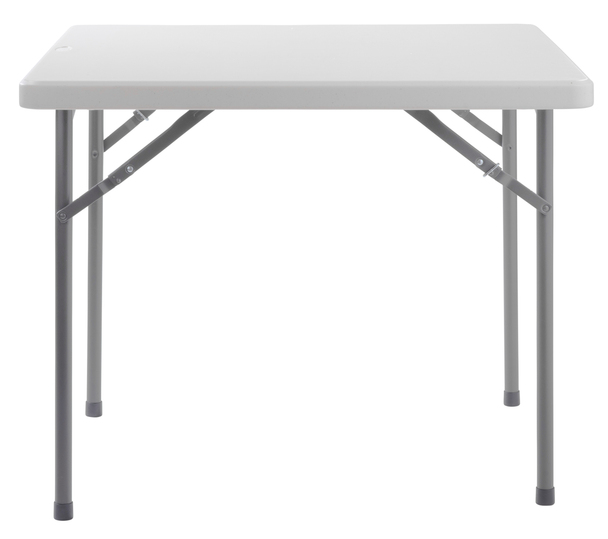 Body Builder 36" x 36" Folding Table, Speckled Gray, by National Public Seating Model BT-3636