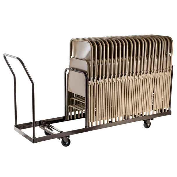 Linear Storage and Transport Folding Chair Dolly By National Public Seating, Model DY-35