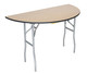 Half-Round Wood Folding Tables