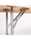 European Birch 30"W x 96"L (8FT) Rectangular Wood Banquet Folding Table With Metal Edge