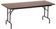 Correll Adjustable Height Melamine Laminate Folding Table