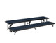 Multi-Level Portable Stage Straight Risers With Carpeted Surface (NP-RSLC)