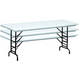 R Series by Correll Heavy Duty Blow Molded Folding Table with Adjustable Height-USA Made