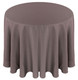 Solid Polyester Tablecloth Linen-Charcoal