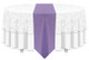 Solid Polyester Table Runner Linen-Amethyst