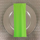Dozen (12-pack) Solid Polyester Table Napkins-Neon Green
