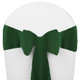 Solid Polyester Chair Sash-Hunter