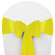 Solid Polyester Chair Sash-Neon Yellow