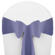 Solid Polyester Chair Sash-Periwinkle