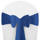 Solid Polyester Chair Sash-Royal