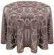 Chopin Damask Tablecloth Linen-Silver