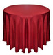 Dublin Rustic Faux Irish Tablecloth Linen-Marsala