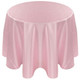 Faux Dupioni Polyester Based Tablecloth Linen-Light Pink