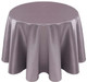 Faux Dupioni Polyester Based Tablecloth Linen-Grey