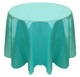 Faux Dupioni Polyester Based Tablecloth Linen-Aqua