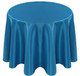 Faux Dupioni Polyester Based Tablecloth Linen-Turquoise