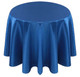 Faux Dupioni Polyester Based Tablecloth Linen-Royal