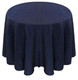 Krinkle Crush Fabric Tablecloth Linen-Royal