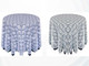 Sheer Lace Tablecloth Overlay