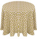 Liberty Square Geometric Print Polyester Tablecloth Linen-Avocado