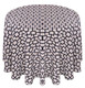 Liberty Square Geometric Print Polyester Tablecloth Linen-Navy