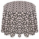 Retro Cirque Geometric Print Polyester Tablecloth Linen-Black
