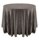 Shimmer Crush Fabric Tablecloth Linen-Silver Black