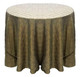 Pintuck Taffeta Tablecloth Linen-Tan