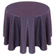 Pintuck Taffeta Tablecloth Linen-Berry