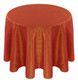 Pintuck Taffeta Tablecloth Linen-Orange
